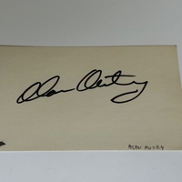 Alan Autry signed card