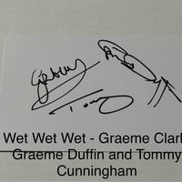Graeme Duffin signed signed card