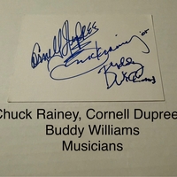 Chuck Rainey signed signed card