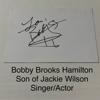Bobby Brooks Hamilton signed signed card