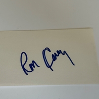 Ron Carey signed card