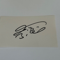 Theodore Bikel signed card