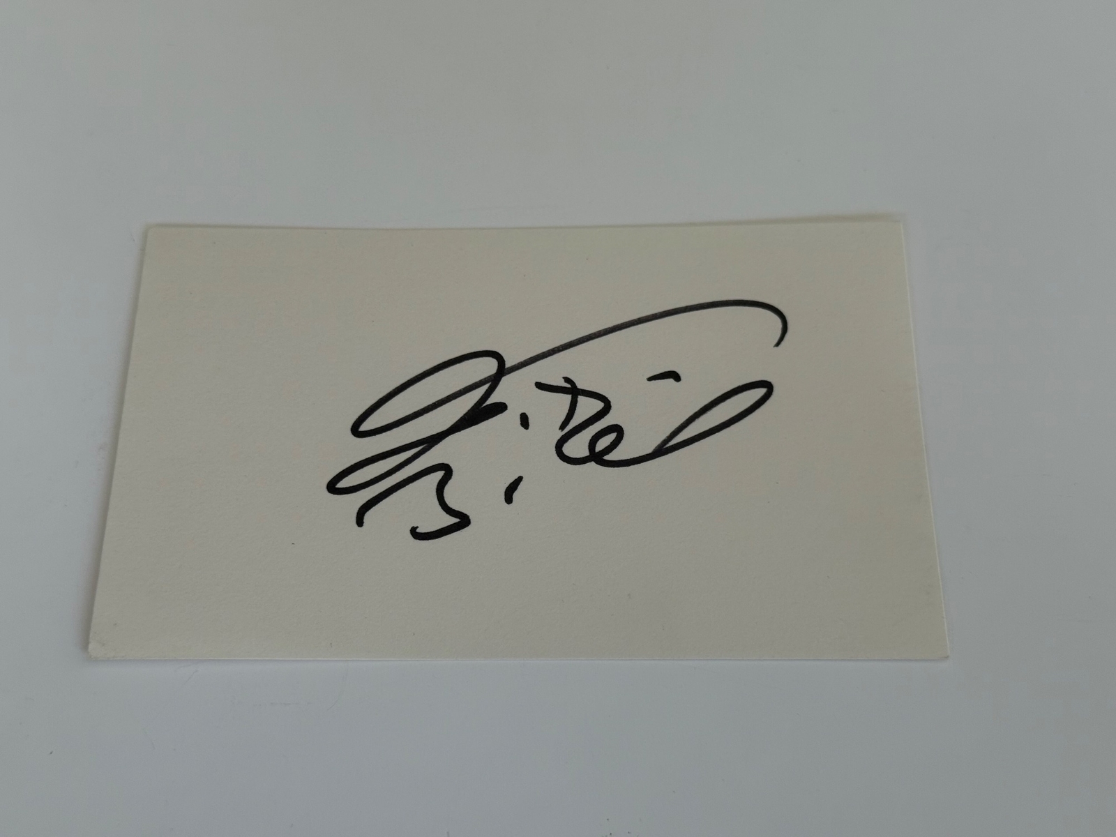 Theodore Bikel signed card