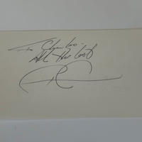 Paul Michael Glaser signed card