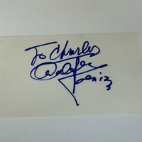 Walter Koenig signed card