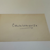 Covina Wright Jr signed card