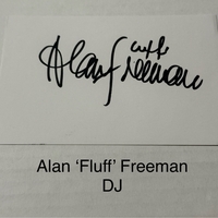 Alan Freeman signed signed card