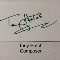 Tony Hatch signed signed card