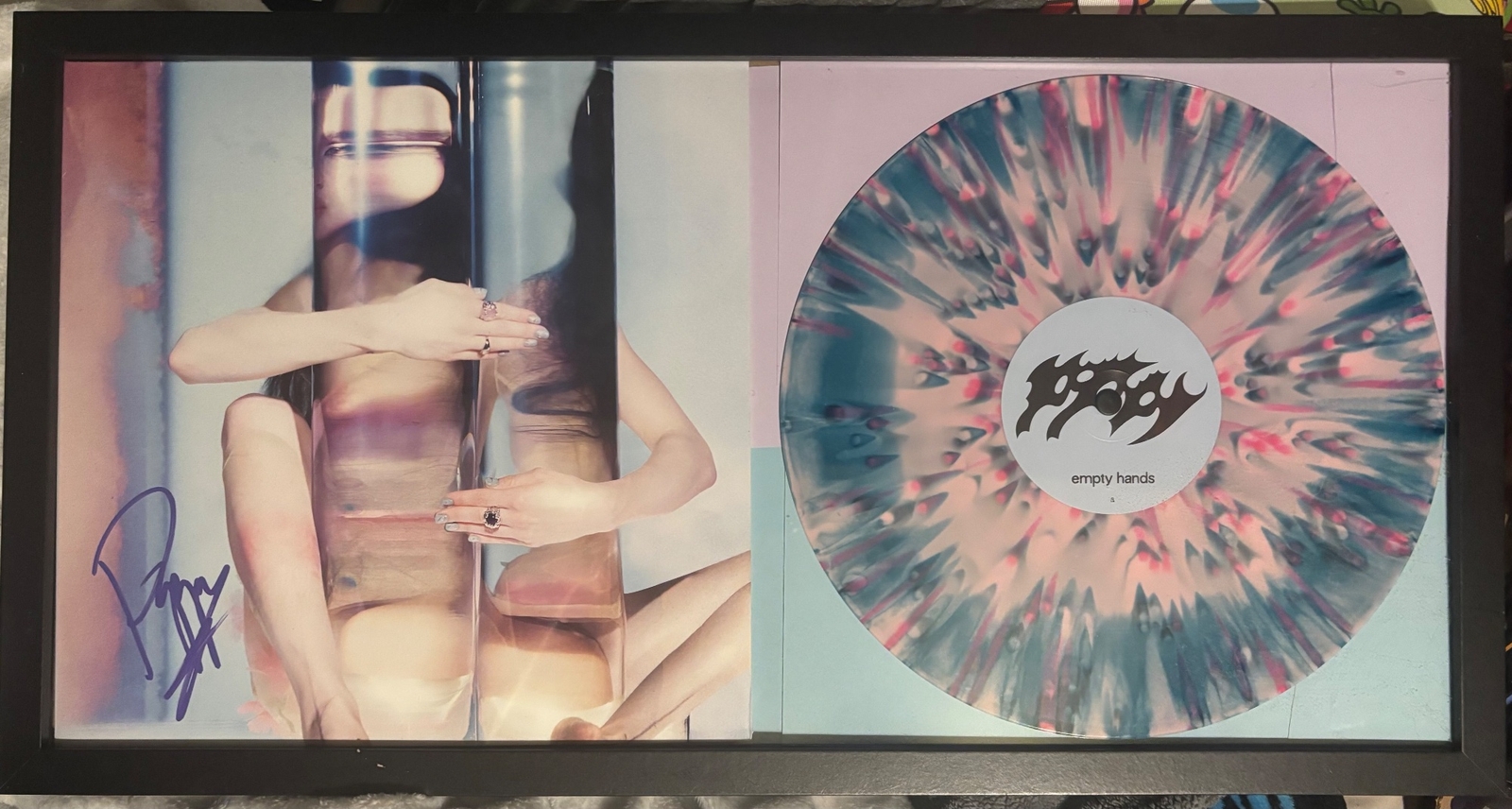 Poppy signed vinyl record