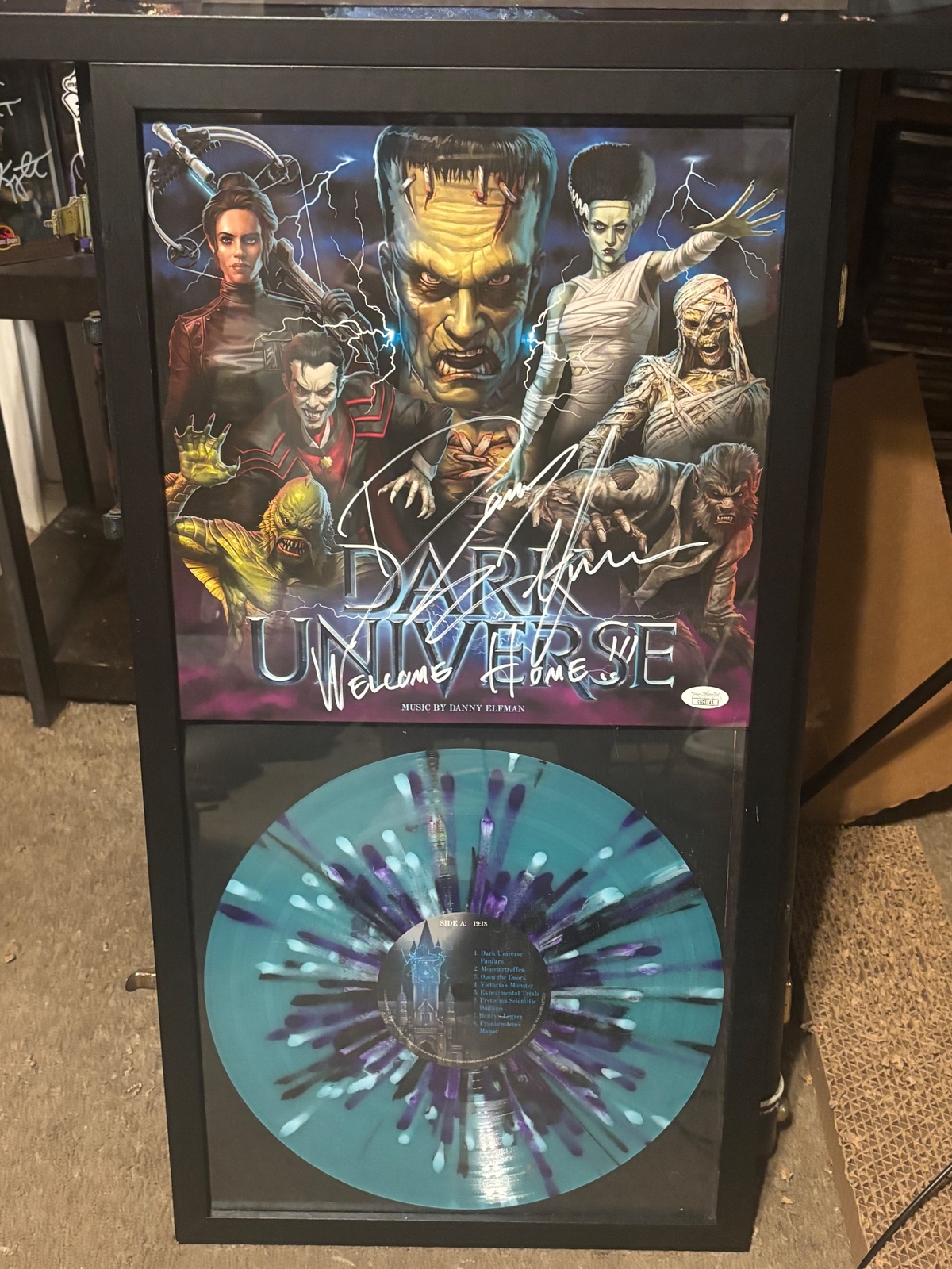 Danny Elfman signed vinyl record