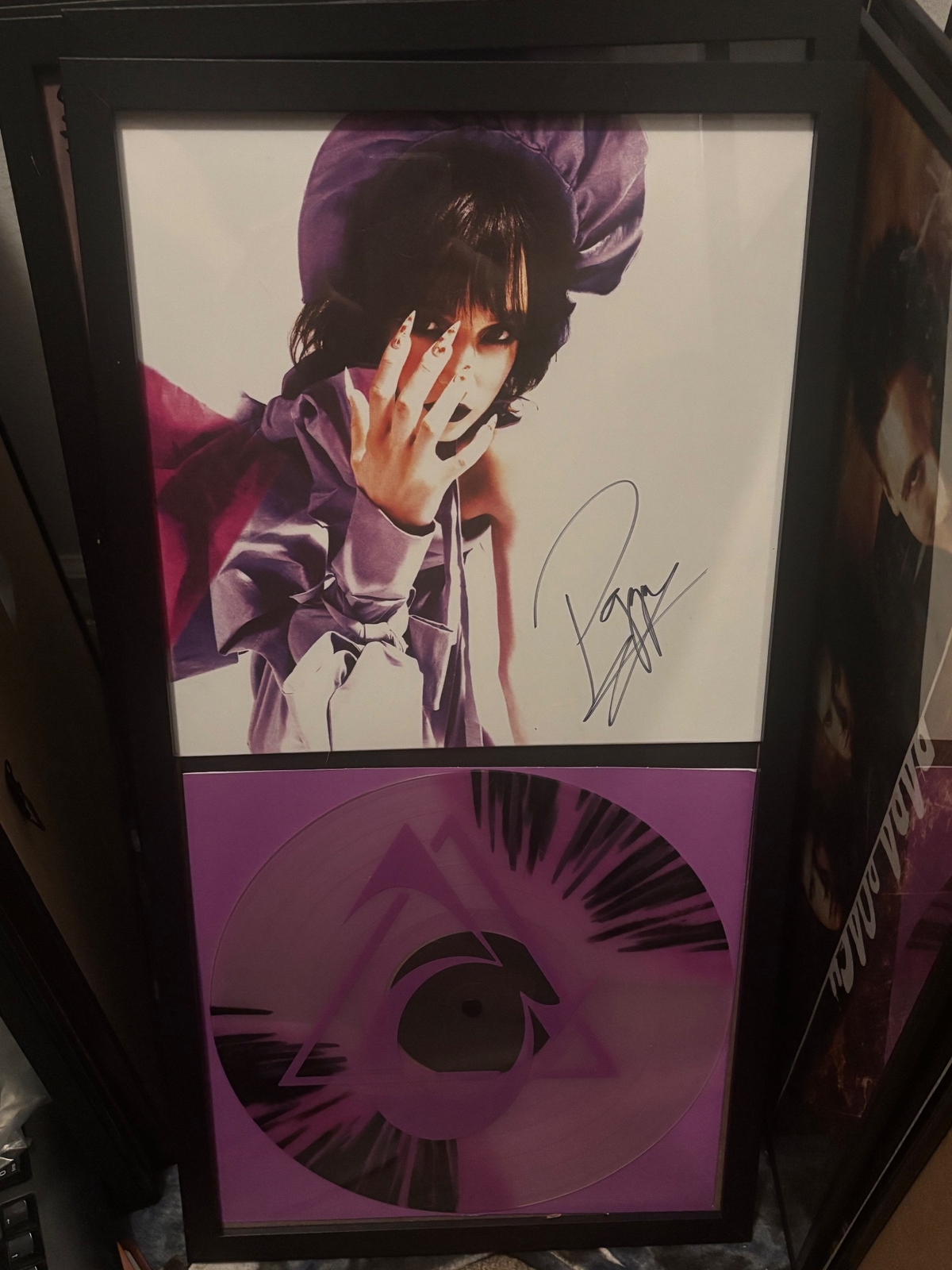 Poppy signed vinyl record