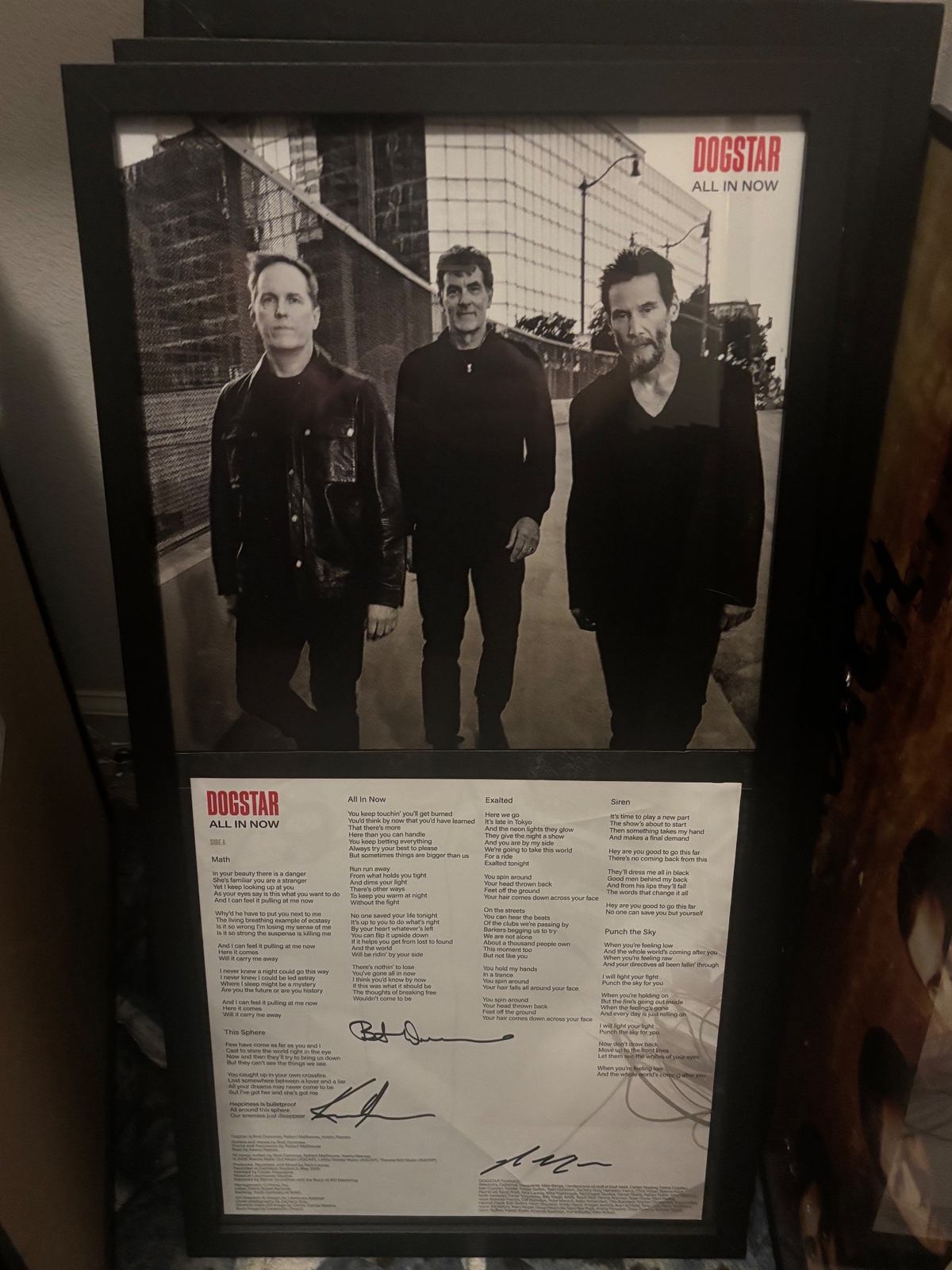 Dogstar signed item