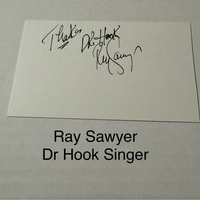 Ray Sawyer signed signed card