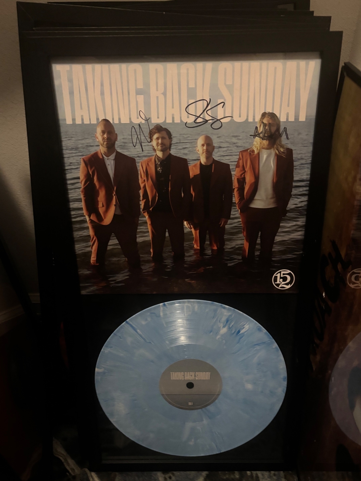 Taking Back Sunday signed vinyl record