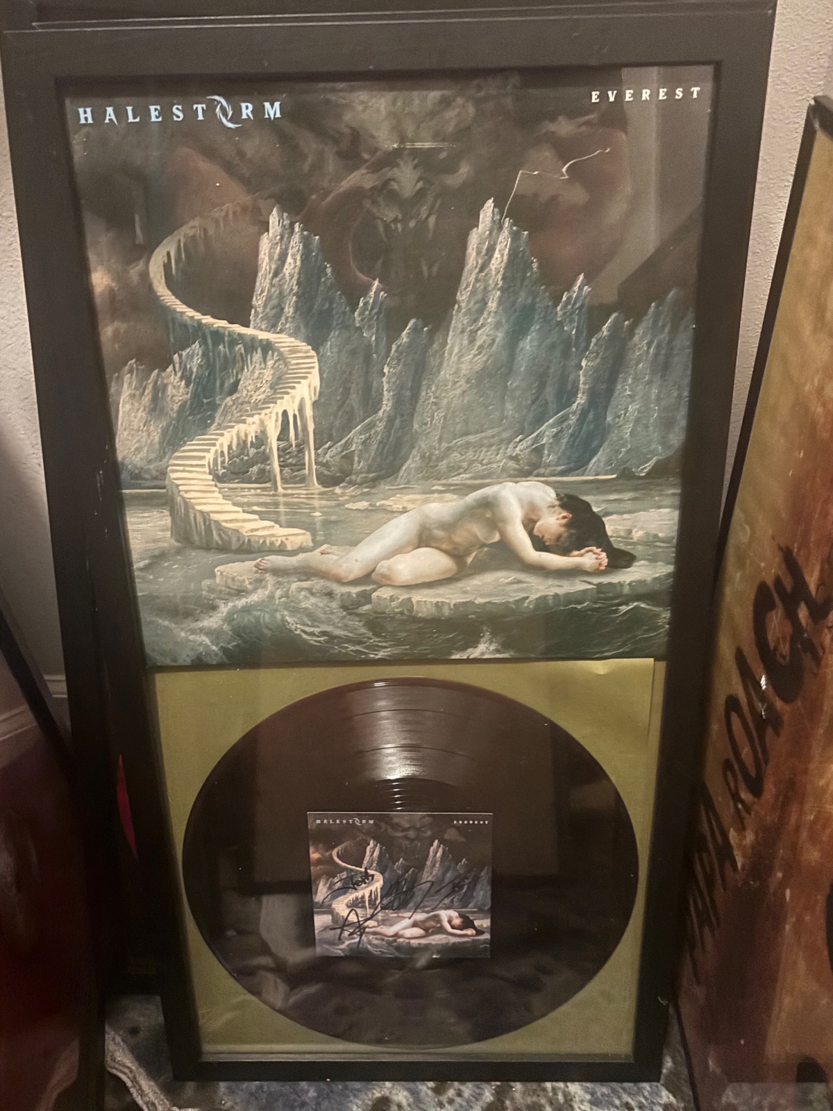 Halestorm signed art card