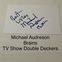 Michael Audreson signed signed card
