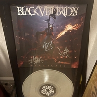 Black Veil Brides signed art card