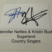 Jennifer Nttles signed signed card
