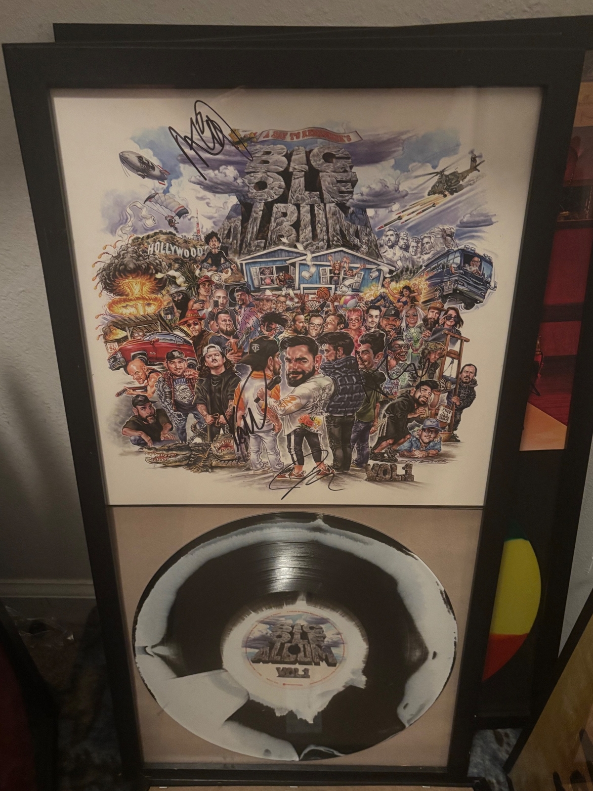 A Day To Remember signed vinyl record