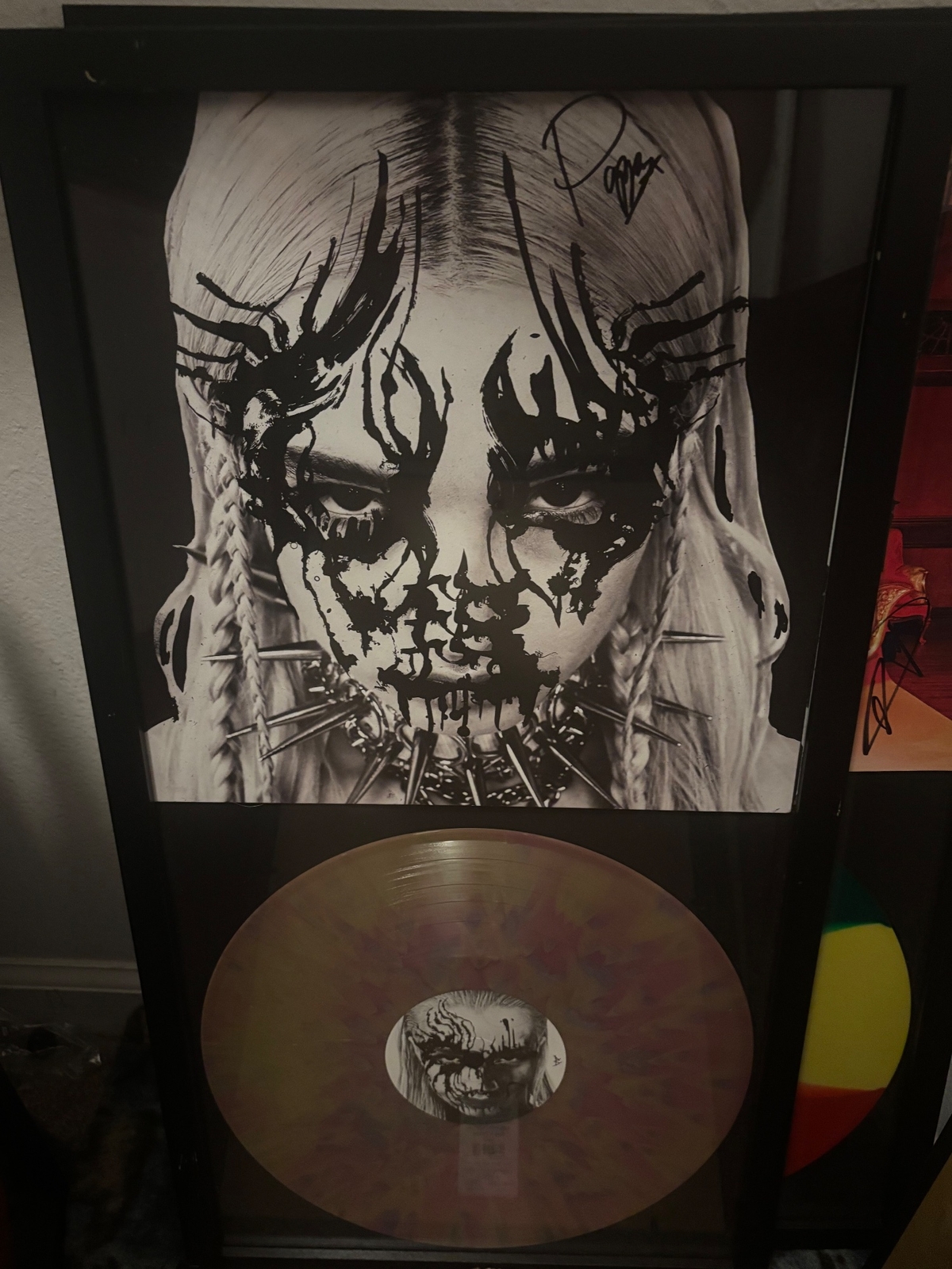 Poppy signed vinyl record