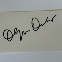 Olympia Dukakis signed card