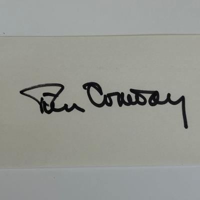 Tim Conway signed card