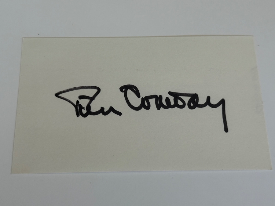 Tim Conway signed card