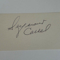 Seymour Cassel signed card