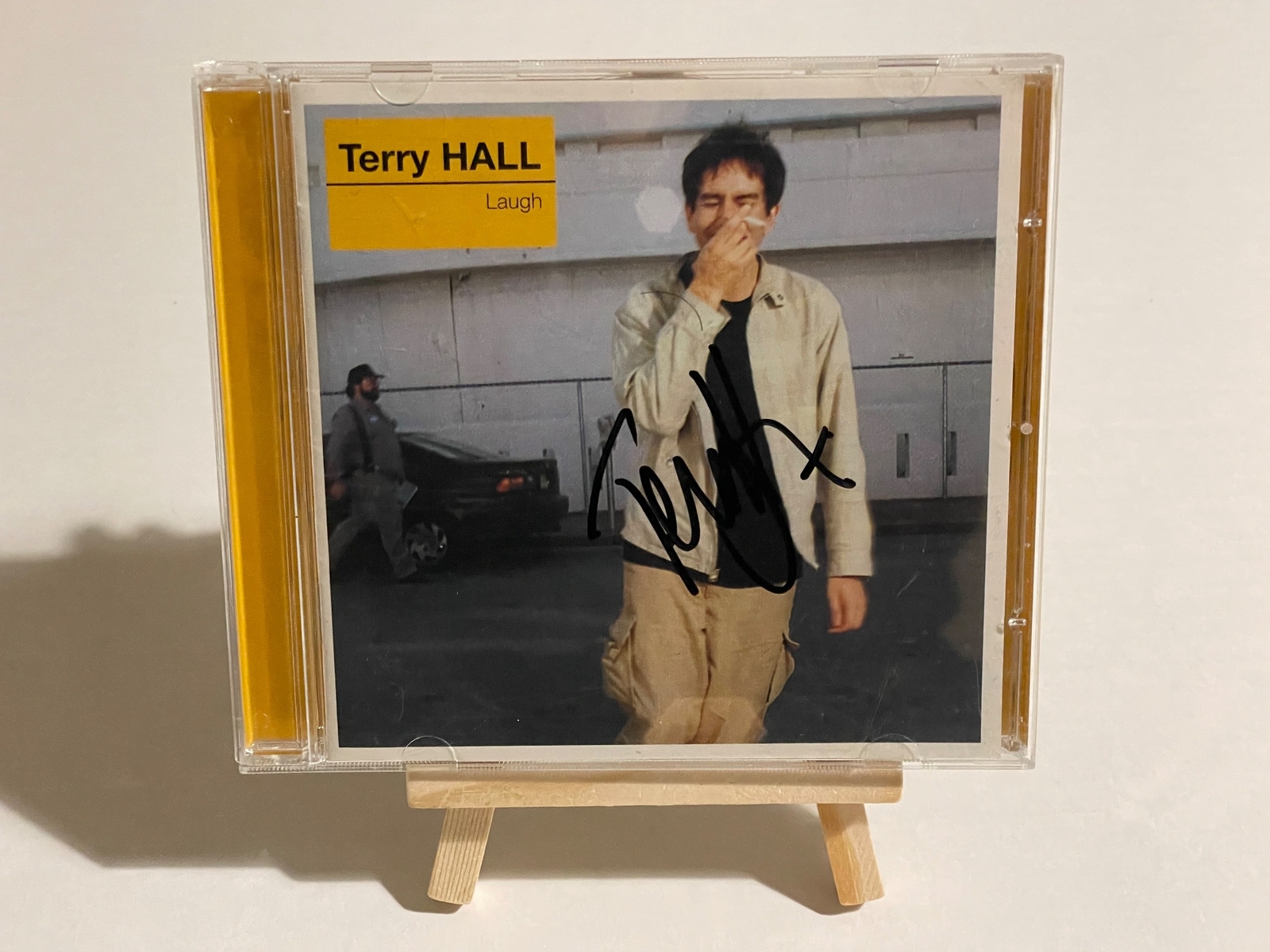 Terry Hall signed Laugh CD