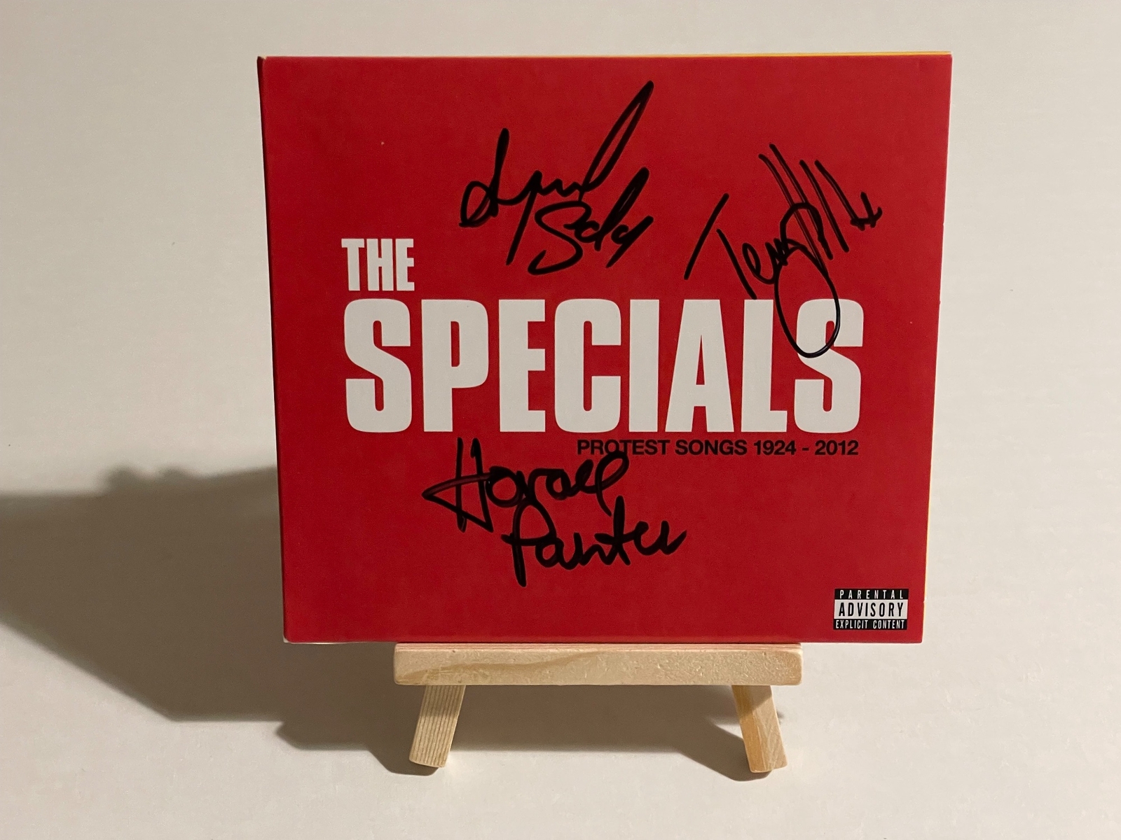 The Specials CD signed by Terry Hall, Horace Panter and Lynval Golding