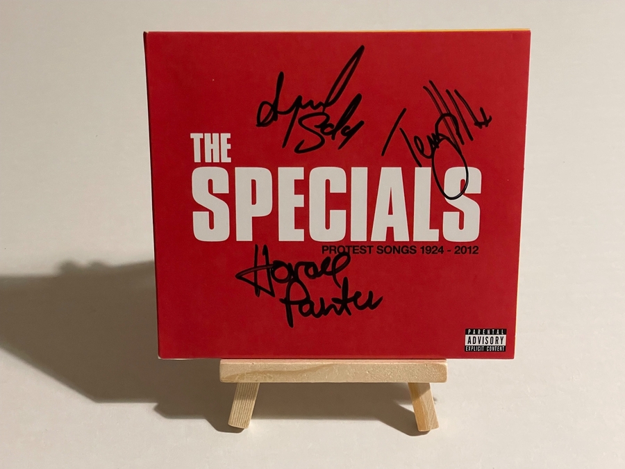 The Specials CD signed by Terry Hall, Horace Panter and Lynval Golding