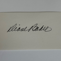 Diane Baker signed card