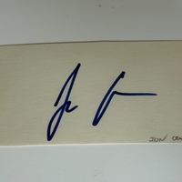 Jon Cryer signed card