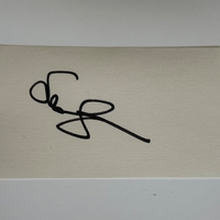 Susan Sarandon signed card