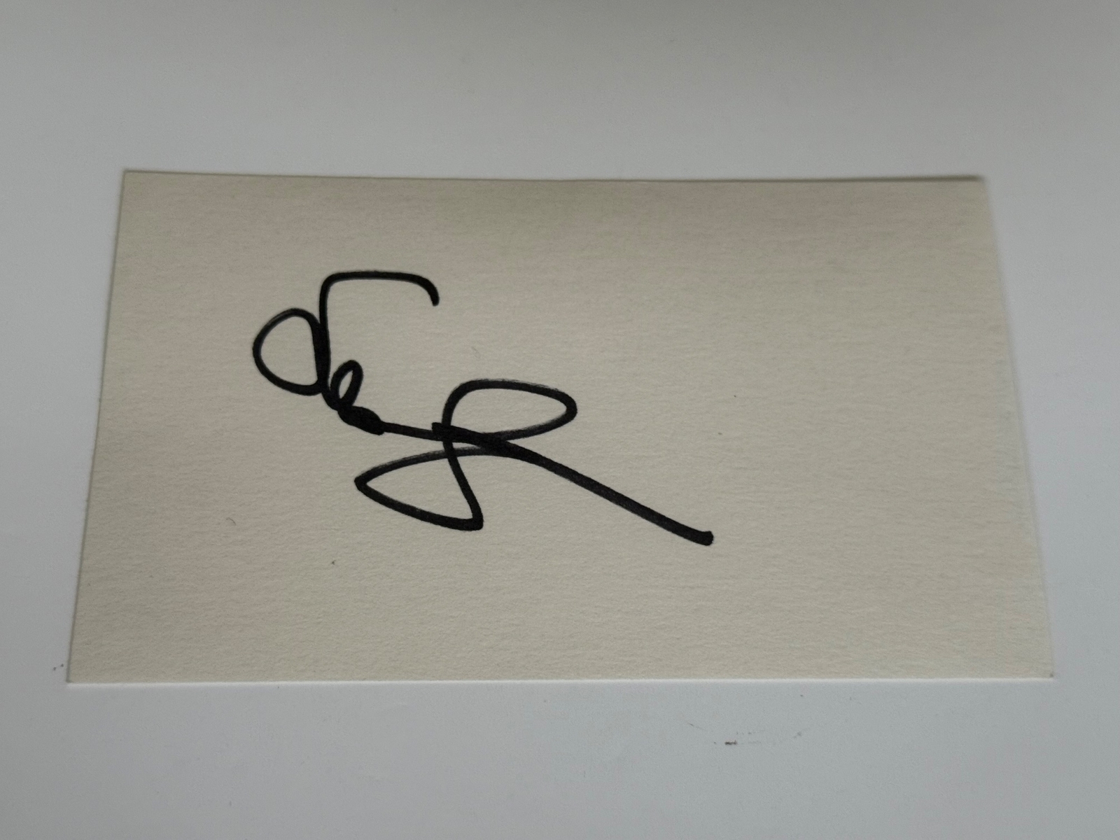 Susan Sarandon signed card