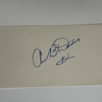 Ann B Davis signed card