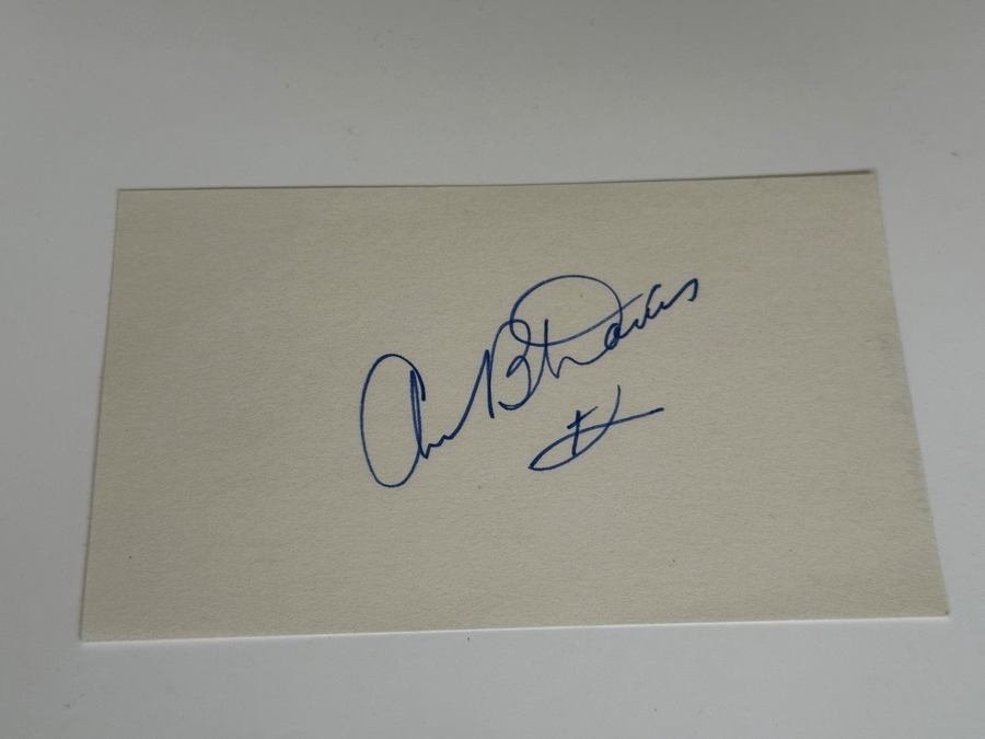 Ann B Davis signed card