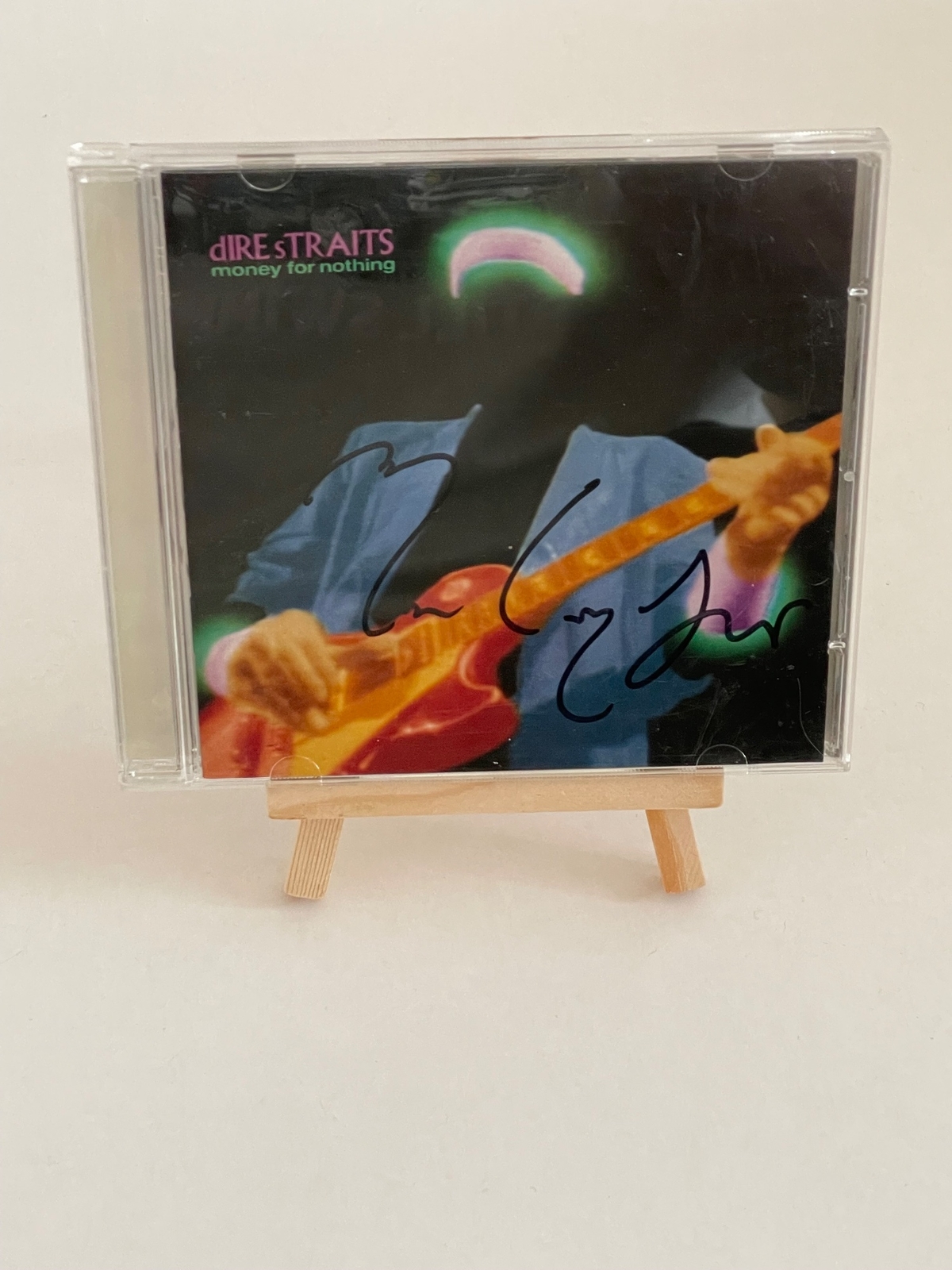 Dire Straits - Money For Nothing CD signed by Mark Knopfler