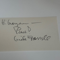 Mike Farrell signed card