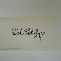 Richard Bakalyan signed card