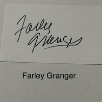 Farley Granger signed signed card