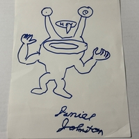 Daniel Johnston - Signed Picture. Nirvana connection