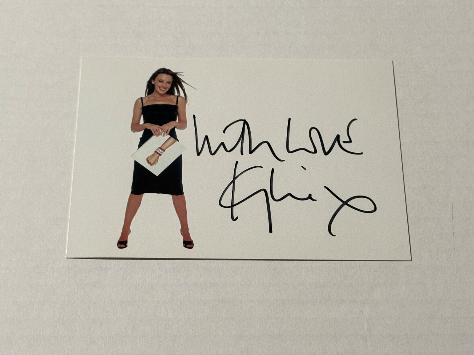 Kylie Minogue signed photograph