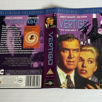 Vertigo VHS Cover signed by Kim Novak
