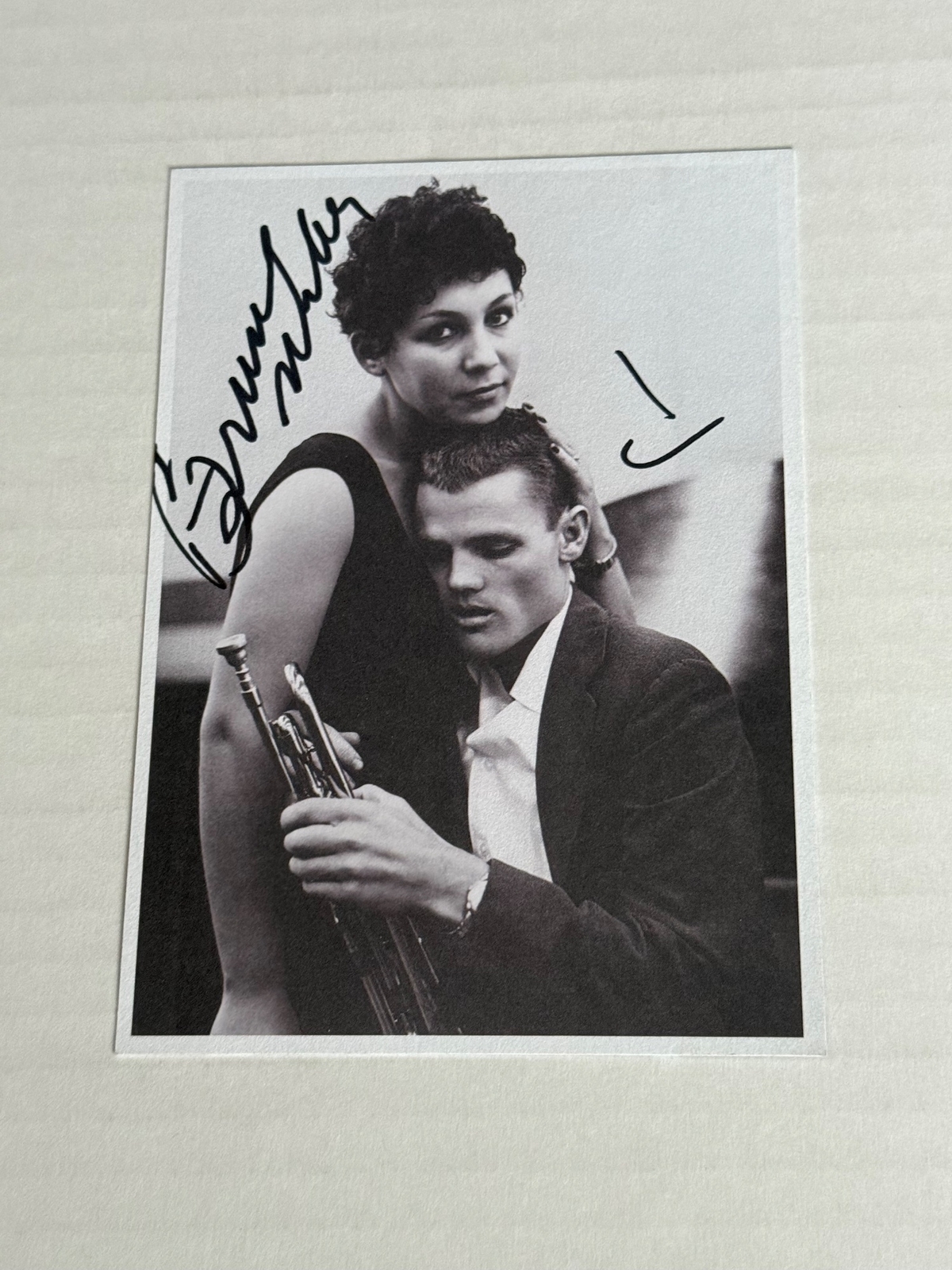 Photo signed by Bruce Weber