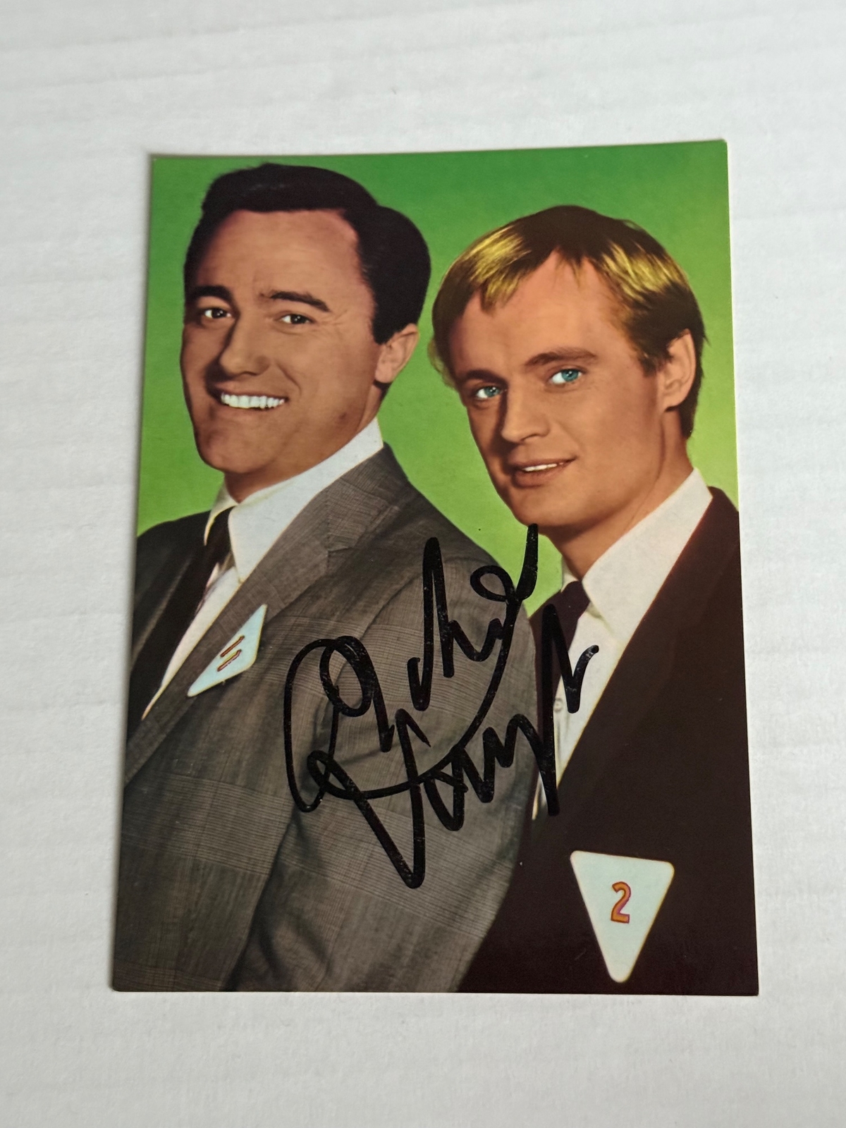 Signed photo of Robert Vaughn