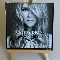 Celine Dion- Loved Me Back To Life CD. Signed by Celine Dion.