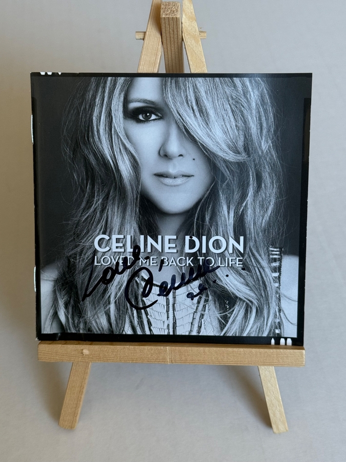 Celine Dion- Loved Me Back To Life CD. Signed by Celine Dion.