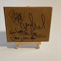 Pearl Jam - Manchester evening news arena. Signed by Eddie Vedder, Jeff Ament, Stone Gossard, Mike McCready, Matt Cameron on rear