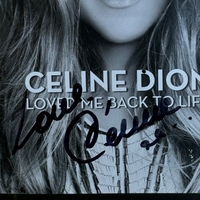 Celine Dion- Loved Me Back To Life CD. Signed by Celine Dion.